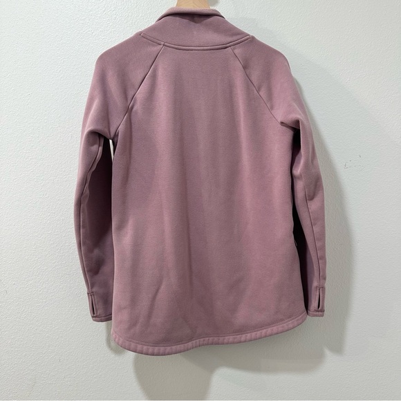 Athleta Cozy Karma Asym Pullover Sugar Plum Mauve S - Picture 8 of 8